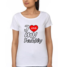 Load image into Gallery viewer, I Love My Family Family Half Sleeves T-Shirts-KidsFashionVilla
