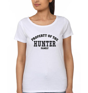 Hunter Family Family Half Sleeves T-Shirts-KidsFashionVilla