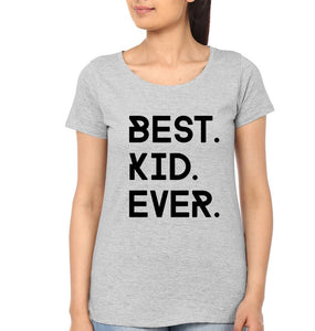 Best Dad Ever Best Kid Ever Father and Daughter Matching T-Shirt- KidsFashionVilla