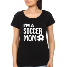 Load image into Gallery viewer, I&#39;M A Soccer Mom I&#39;M A Soccer Son Mother and Son Matching T-Shirt- KidsFashionVilla
