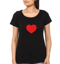 Load image into Gallery viewer, Tie Heart Father and Daughter Matching T-Shirt- KidsFashionVilla
