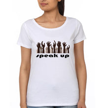 Load image into Gallery viewer, Speak Up Family Half Sleeves T-Shirts-KidsFashionVilla
