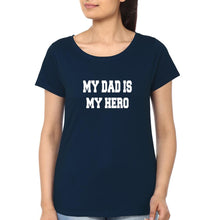 Load image into Gallery viewer, My Daughter My Princess My Dad  My Hero Father and Daughter Matching T-Shirt- KidsFashionVilla

