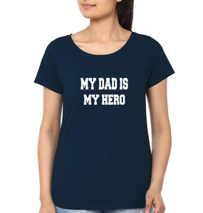 My Daughter My Princess My Dad  My Hero Father and Daughter Matching T-Shirt- KidsFashionVilla