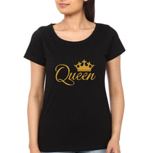 Load image into Gallery viewer, King Prince Queen Family Half Sleeves T-Shirts-KidsFashionVilla
