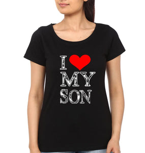 I Love My Mom I Love My son Mother and Son Matching T-Shirt- KidsFashionVilla