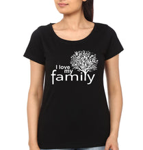 Load image into Gallery viewer, I Love My family Family Half Sleeves T-Shirts-KidsFashionVilla
