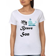 Load image into Gallery viewer, My Strogest Mommy  My Brave Son Mother and Son Matching T-Shirt- KidsFashionVilla

