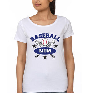 Baseball Mom Baseball Son Mother and Son Matching T-Shirt- KidsFashionVilla