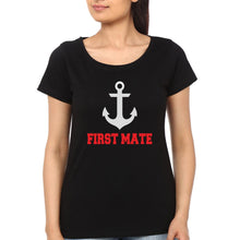 Load image into Gallery viewer, Captain First Mate Father and Daughter Matching T-Shirt- KidsFashionVilla
