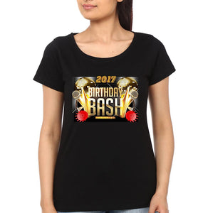 Birthday Bash Family Half Sleeves T-Shirts-KidsFashionVilla