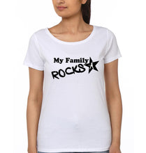 Load image into Gallery viewer, My Family Rocks Family Half Sleeves T-Shirts-KidsFashionVilla
