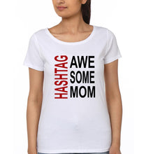 Load image into Gallery viewer, Hashtag Awesome Family Half Sleeves T-Shirts-KidsFashionVilla
