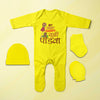 My First Gudipadwa Jumpsuit with Cap, Mittens and Booties Romper Set for Baby Boy - KidsFashionVilla