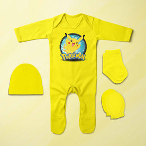 Hero Cartoon Jumpsuit with Cap, Mittens and Booties Romper Set for Baby Boy - KidsFashionVilla