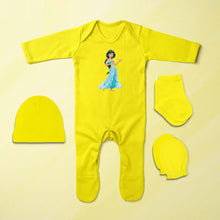 Load image into Gallery viewer, Cutest Cartoon Jumpsuit with Cap, Mittens and Booties Romper Set for Baby Boy - KidsFashionVilla
