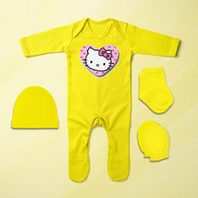 Load image into Gallery viewer, Most Cutie Cartoon Jumpsuit with Cap, Mittens and Booties Romper Set for Baby Boy - KidsFashionVilla
