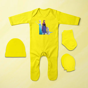 Lovely Princess Cartoon Jumpsuit with Cap, Mittens and Booties Romper Set for Baby Boy - KidsFashionVilla