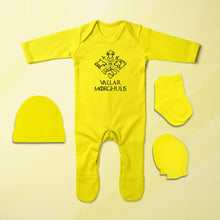 Load image into Gallery viewer, Vallar Morgulis Web Series Jumpsuit with Cap, Mittens and Booties Romper Set for Baby Boy - KidsFashionVilla
