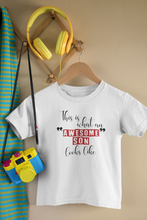 Load image into Gallery viewer, Awesome Mom Son Mother And Son White Matching T-Shirt- KidsFashionVilla
