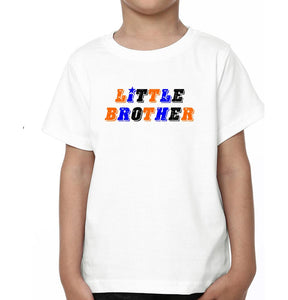 Big Brother Lil Brother-Brother Kids Half Sleeves T-Shirts -KidsFashionVilla
