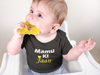 Mamu Ki Jaan Black Rompers for Baby Boy - KidsFashionVilla