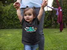 Load image into Gallery viewer, First Lohri With Papa Mumma Half Sleeves T-Shirt For Girls -KidsFashionVilla
