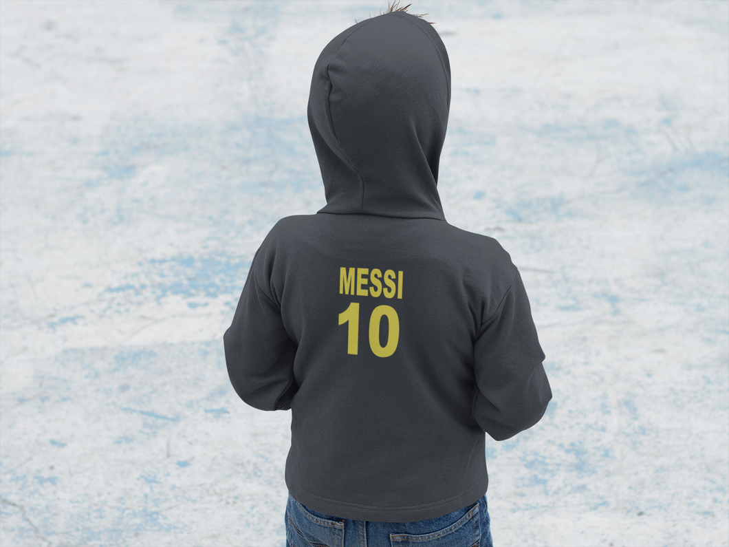 Messi 10 Boy Hoodies-KidsFashionVilla