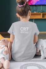 Load image into Gallery viewer, Ronaldo Cr7 Half Sleeves T-Shirt For Girls -KidsFashionVilla
