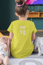 Load image into Gallery viewer, Virat 18 Half Sleeves T-Shirt For Girls -KidsFashionVilla
