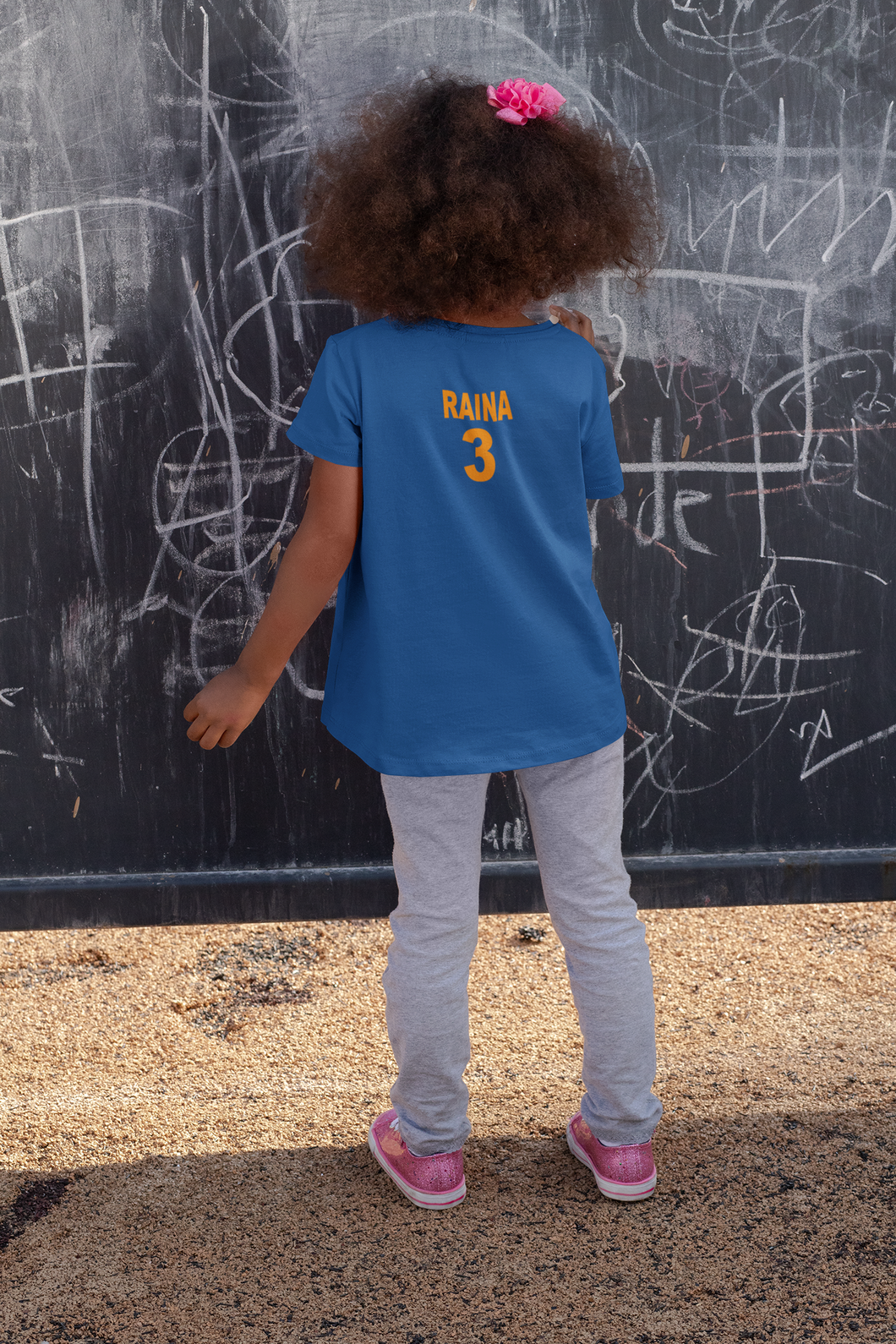 Raina 3 Half Sleeves T-Shirt For Girls -KidsFashionVilla