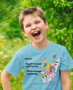 My Band Poem Half Sleeves T-Shirt for Boy-KidsFashionVilla