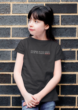 Load image into Gallery viewer, I Am In The Bored House Minimals Half Sleeves T-Shirt For Girls -KidsFashionVilla
