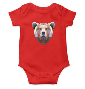 Bear Abstract Rompers for Baby Boy- FunkyTradition FunkyTradition