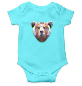 Bear Abstract Rompers for Baby Boy- FunkyTradition FunkyTradition