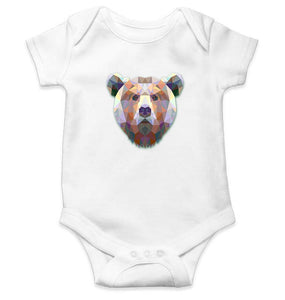 Bear Abstract Rompers for Baby Boy- FunkyTradition FunkyTradition