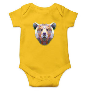 Bear Abstract Rompers for Baby Boy- FunkyTradition FunkyTradition