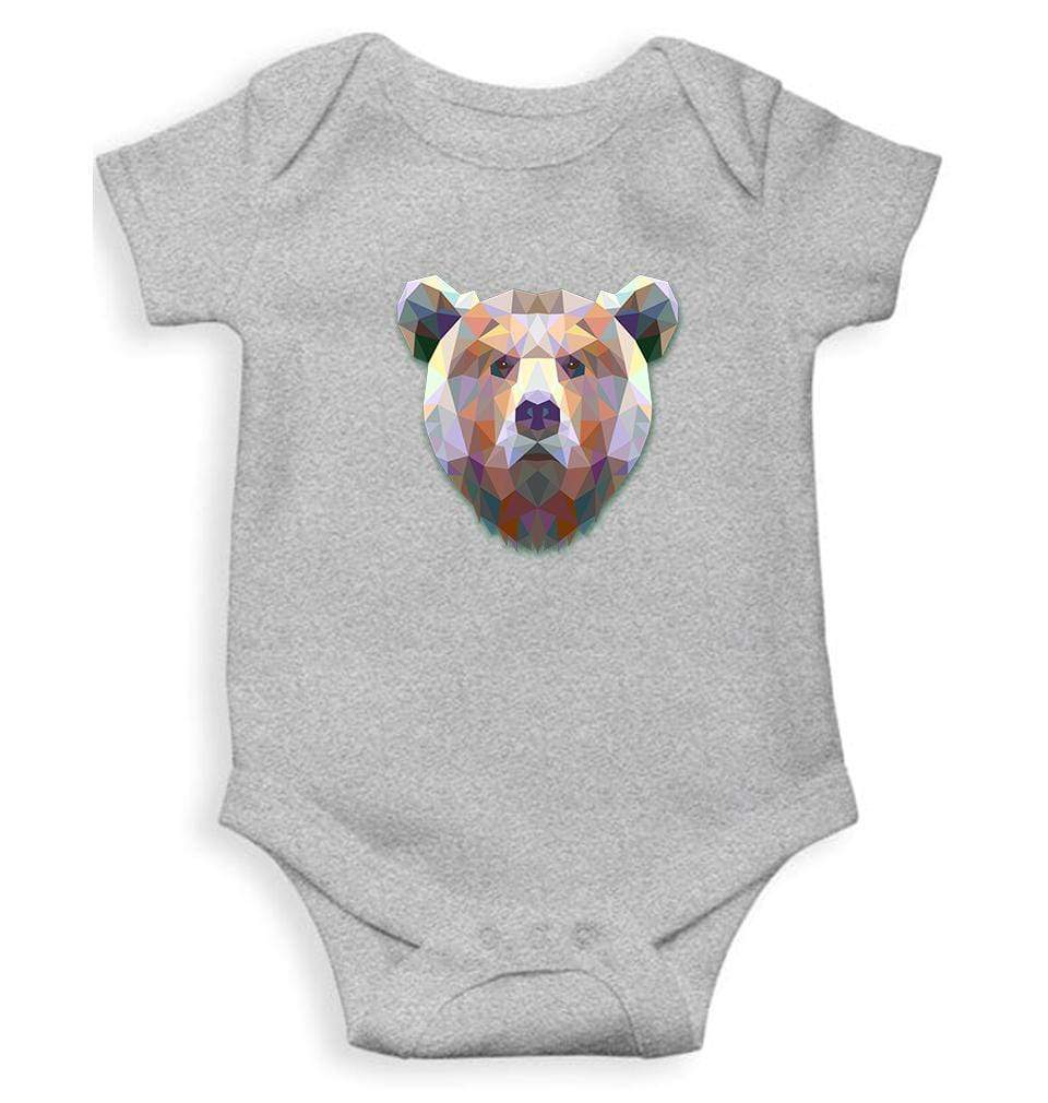 Bear Abstract Rompers for Baby Boy- FunkyTradition FunkyTradition