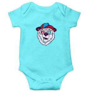 Bear Abstract Rompers for Baby Boy- FunkyTradition FunkyTradition