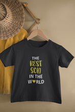 Load image into Gallery viewer, Best Mom In The World Mother And Son Black Matching T-Shirt- KidsFashionVilla
