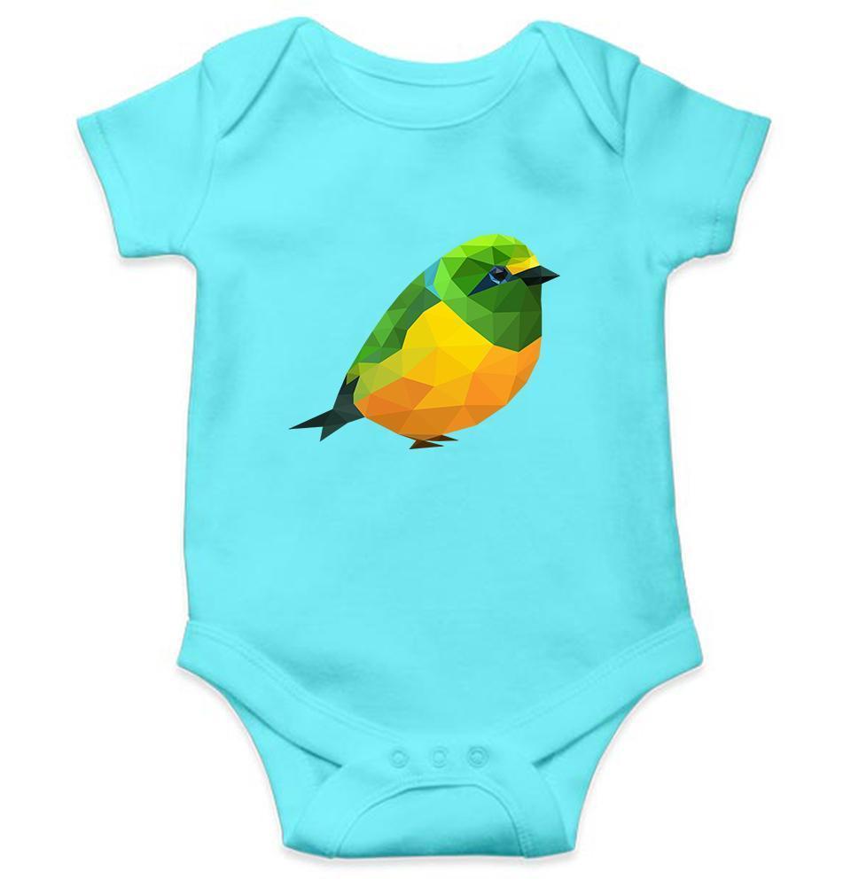 Bird Abstract Rompers for Baby Boy- FunkyTradition FunkyTradition