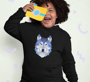 Wolf Girl Hoodies-KidsFashionVilla