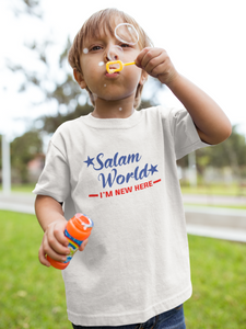 Salam World Eid Half Sleeves T-Shirt for Boy-KidsFashionVilla