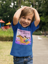 Load image into Gallery viewer, Lakdi Ki Kathi Pe Ghoda Poem Half Sleeves T-Shirt for Boy-KidsFashionVilla
