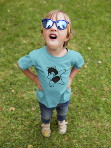 Panda Half Sleeves T-Shirt for Boy-KidsFashionVilla