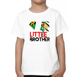 Big Bro Little Brother-Brother Kids Half Sleeves T-Shirts -KidsFashionVilla