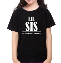 Load image into Gallery viewer, Big Sis Lil sis Sister-Sister Kids Half Sleeves T-Shirts -KidsFashionVilla
