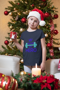 My Brother My Hero Half Sleeves T-Shirt For Girls -KidsFashionVilla