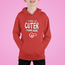 Load image into Gallery viewer, I Turned Out Cuter Brother-Sister Kids Matching Hoodies -KidsFashionVilla
