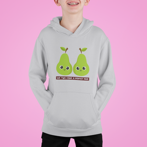 We Two Make A Perfect Pair Twin Brother Kids Matching Hoodies -KidsFashionVilla